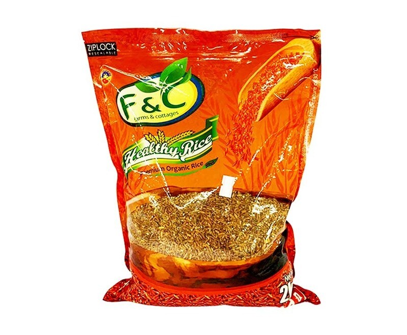F&amp;C Healthy Rice Premium Organic Rice Red 2kg