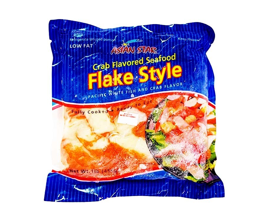 Asian Star Crab Flavored Seafood Flake Style 1lb (454g)