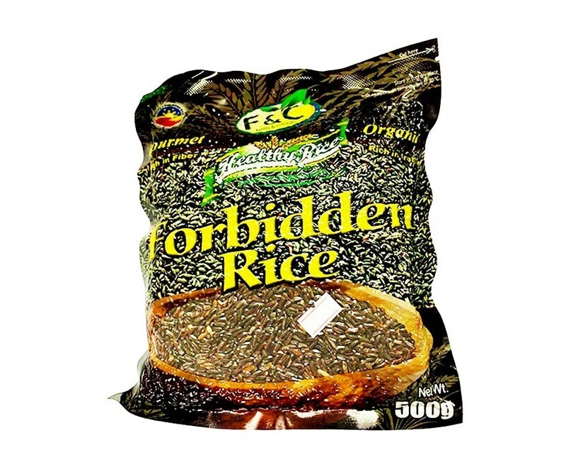 F&amp;C Healthy Rice Premium Organic Forbidden Black Rice 500g