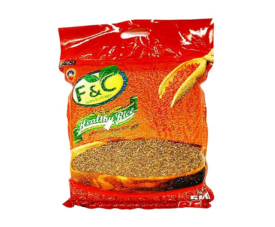 F&amp;C Healthy Rice Premium Organic Rice Red 5kg