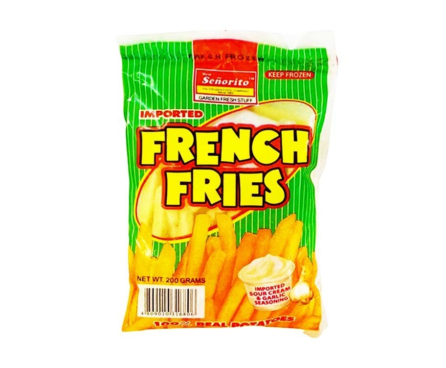 New Señorito Imported French Fries Imported Sour Cream &amp; Garlic Seasoning 200g