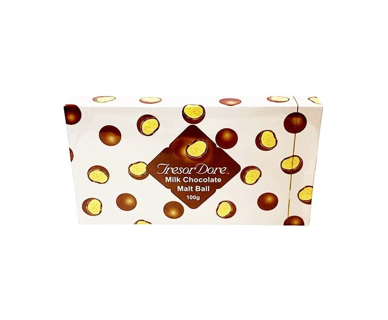 Tresor Dore Milk Chocolate Malt Ball 100g