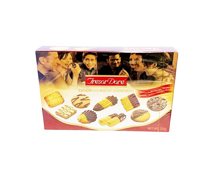 Tresor Dore Chocolate Biscuit Assortment 230g
