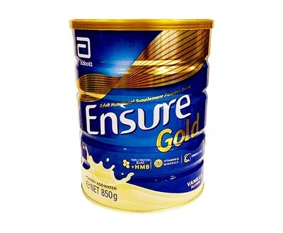 Abbott Ensure Gold Adult Nutritional Supplement Powder Drink Vanilla Flavor 850g