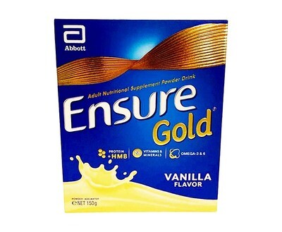 Abbott Ensure Gold Adult Nutritional Supplement Powder Drink Vanilla Flavor 150g