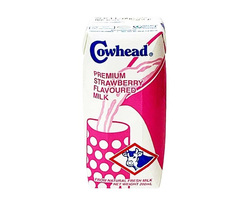 Cowhead Premium Strawberry Flavoured Milk 200mL