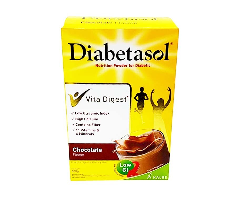 Diabetasol Nutrition Powder for Diabetic Chocolate Flavour 600g