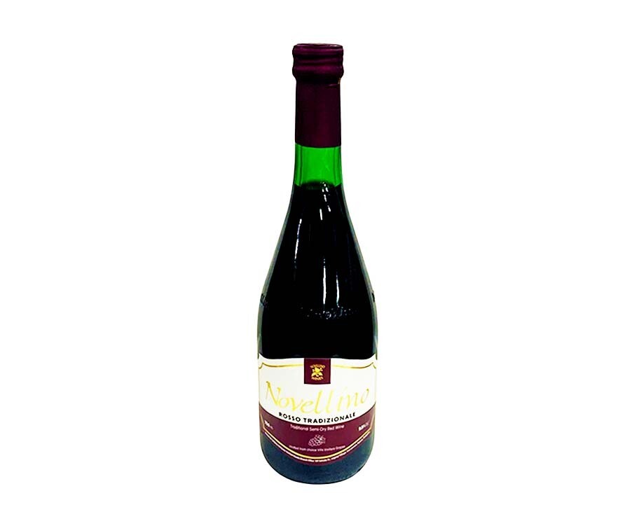 Novellino Rosso Tradizionale Traditional Semi-Dry Red Wine 750mL