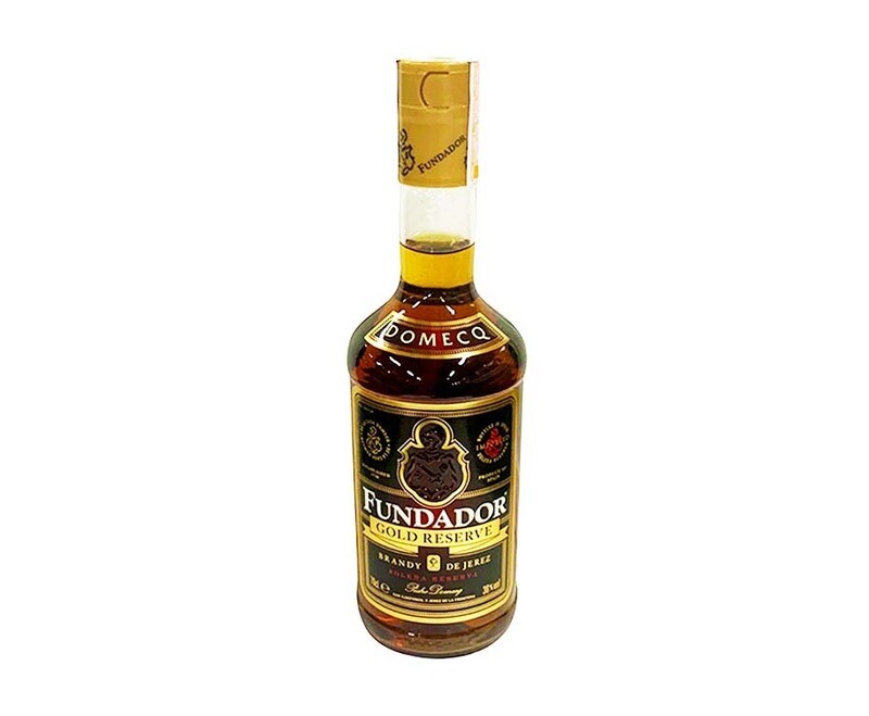 Fundador Gold Reserve Brandy de Jerez Solera Reserved Pedro Domecq 700mL