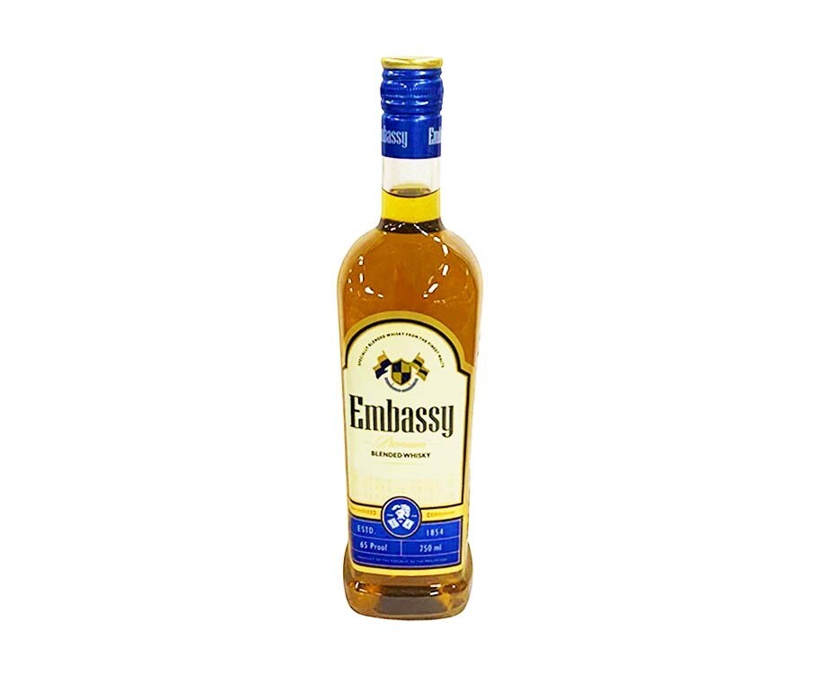 Embassy Premium Blended Whisky 750mL