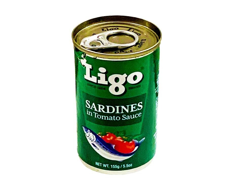 Ligo Sardines in Tomato Sauce 5.5oz (155g)