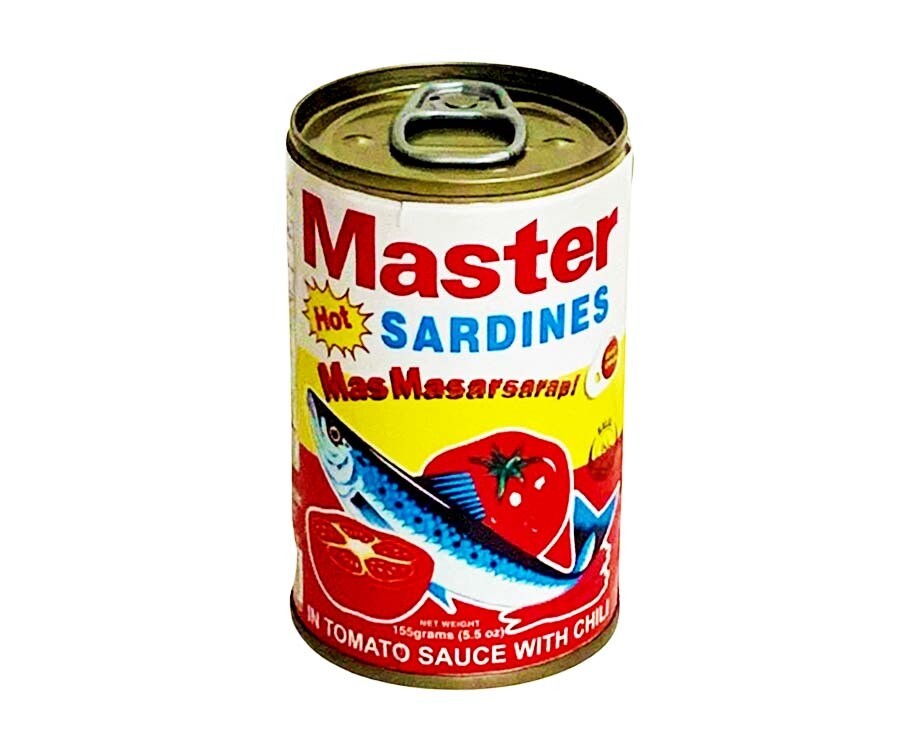 Master Hot Sardines in Tomato Sauce with Chili 5.5oz (155g)