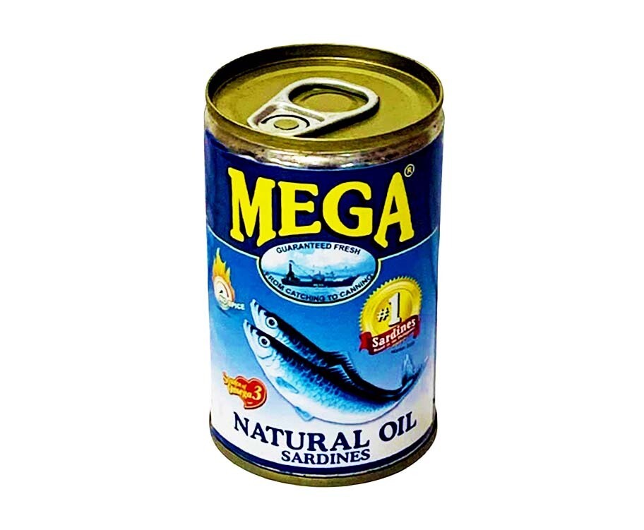 Mega Natural Oil Sardines 155g