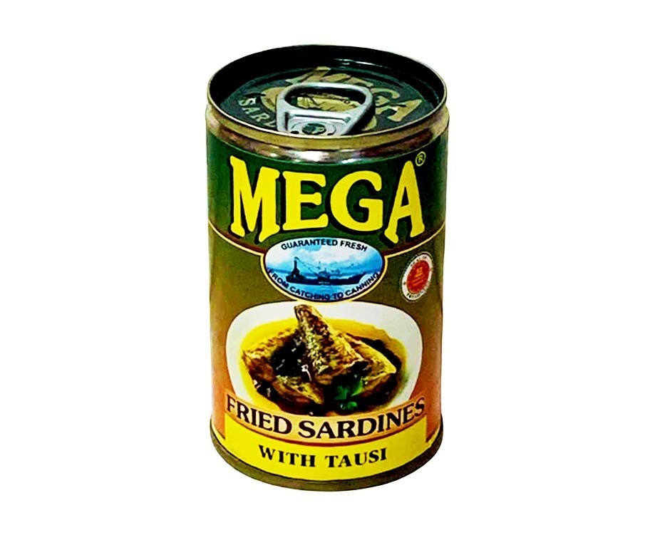 Mega Fried Sardines with Tausi 155g