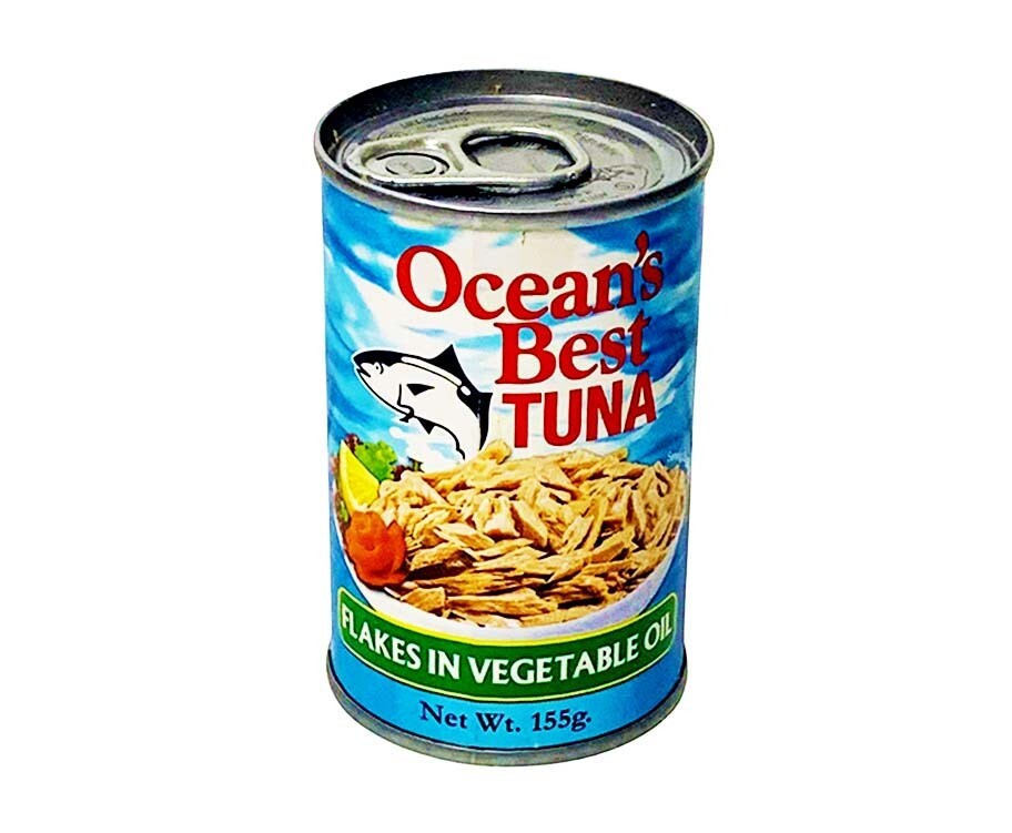 Ocean's Best Tuna Flakes in Vegetable Oil 155g