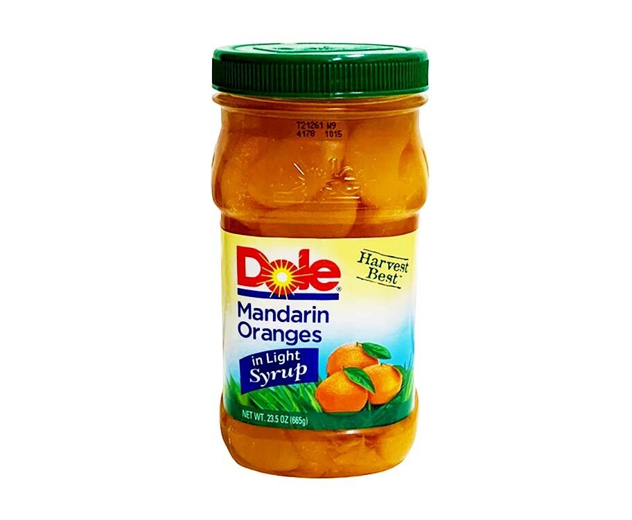 Dole Mandarin Oranges in Light Syrup 23.5oz (665g)
