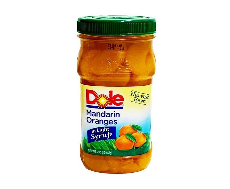 Dole Mandarin Oranges in Light Syrup 23.5oz (665g)