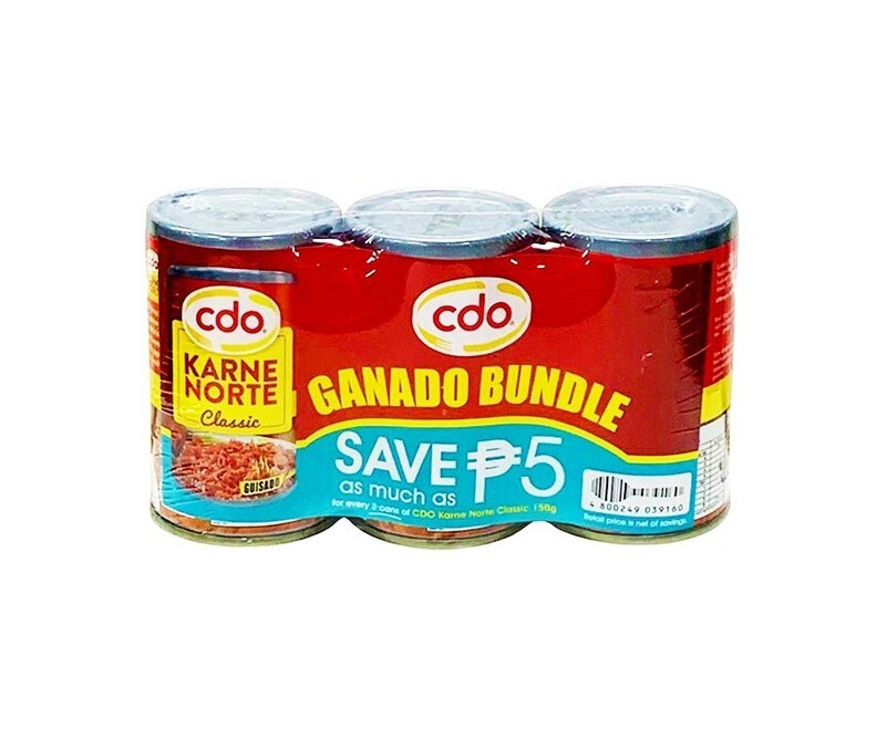 CDO Karne Norte Classic Ganado Bundle (3 Packs x 150g)