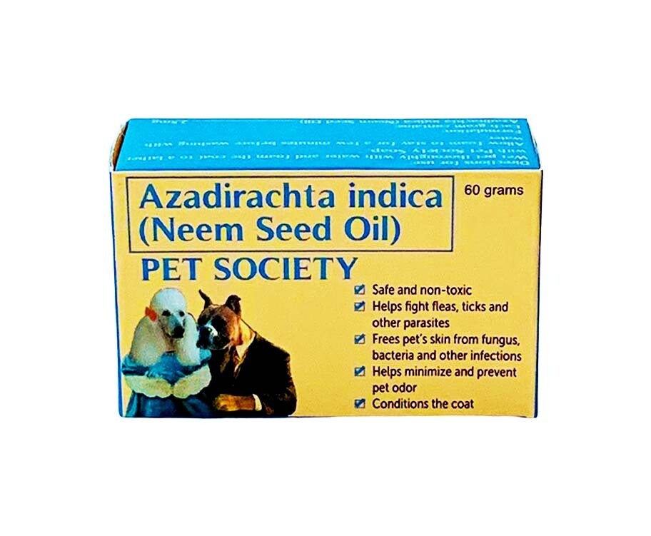 Azadirachta indica (Neem Seed Oil) Pet Society 60g