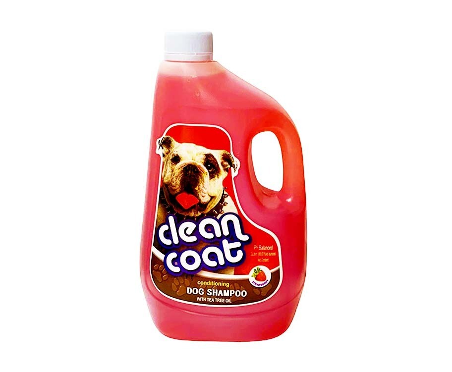 Clean Coat Conditioning Dog Shampoo Strawberry with Tea Tree Oil 2L