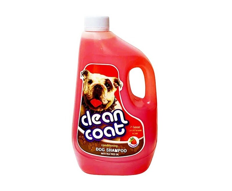Clean Coat Conditioning Dog Shampoo Strawberry with Tea Tree Oil 2L