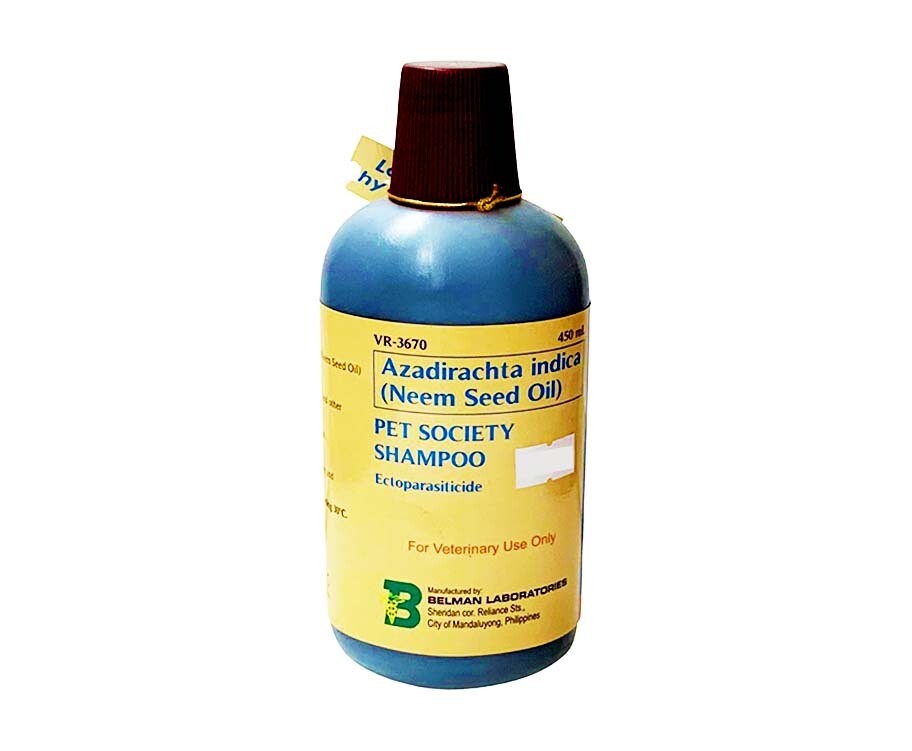 Azadirachta indica (Neem Seed Oil) Pet Society Shampoo 450mL