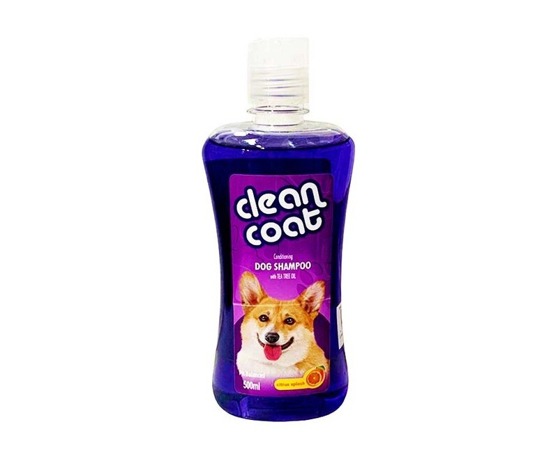 Clean Coat Conditioning Dog Shampoo with Tea Tree Oil Citrus Splash 500mL
