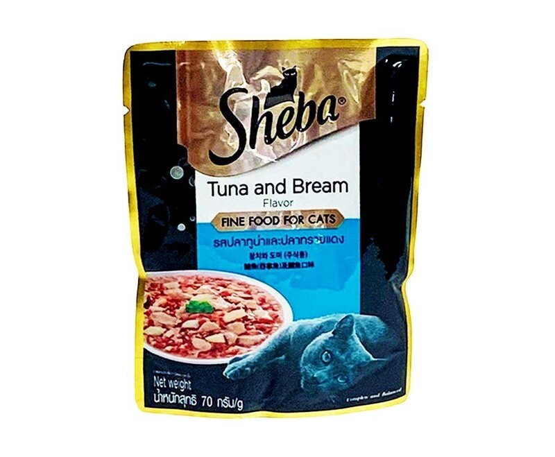 Sheba Tuna &amp; Bream Flavor 70g