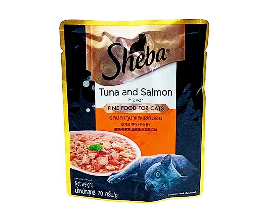 Sheba Tuna and Salmon Flavor 70g