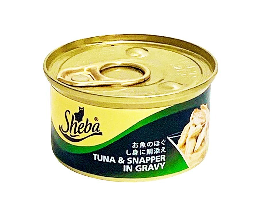 Sheba Tuna &amp; Snapper in Gravy 85g