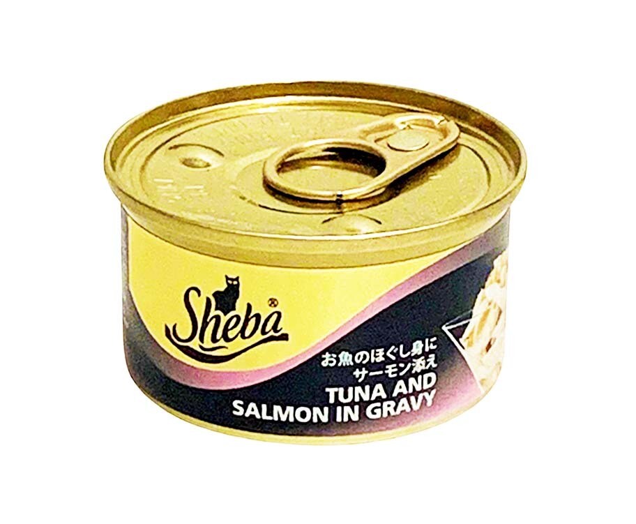 Sheba Tuna and Salmon in Gravy 85g