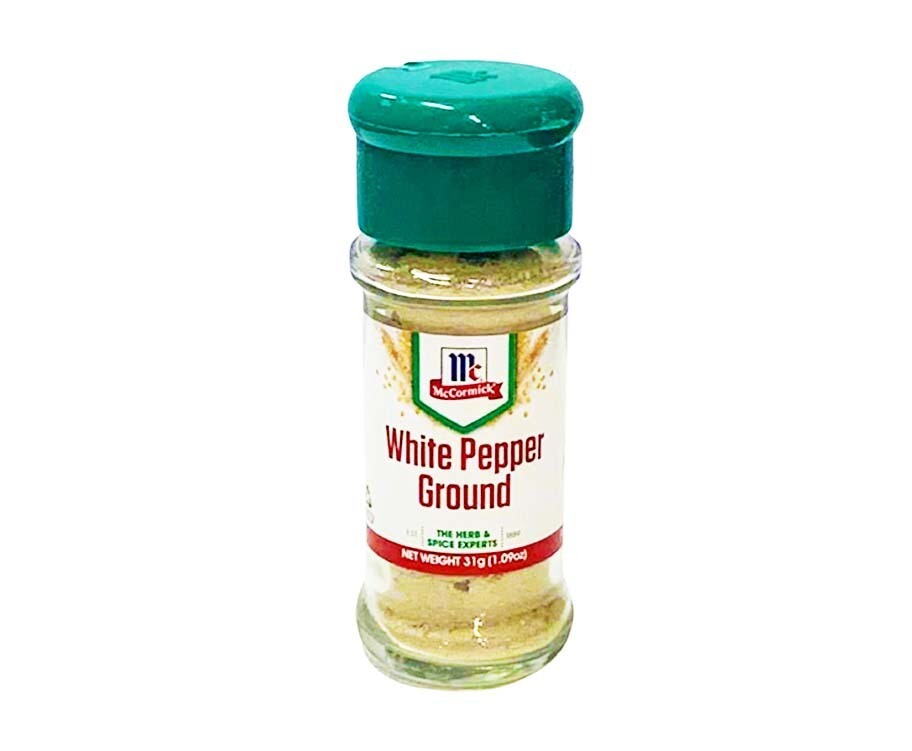 McCormick White Pepper Ground 1.09oz (31g)