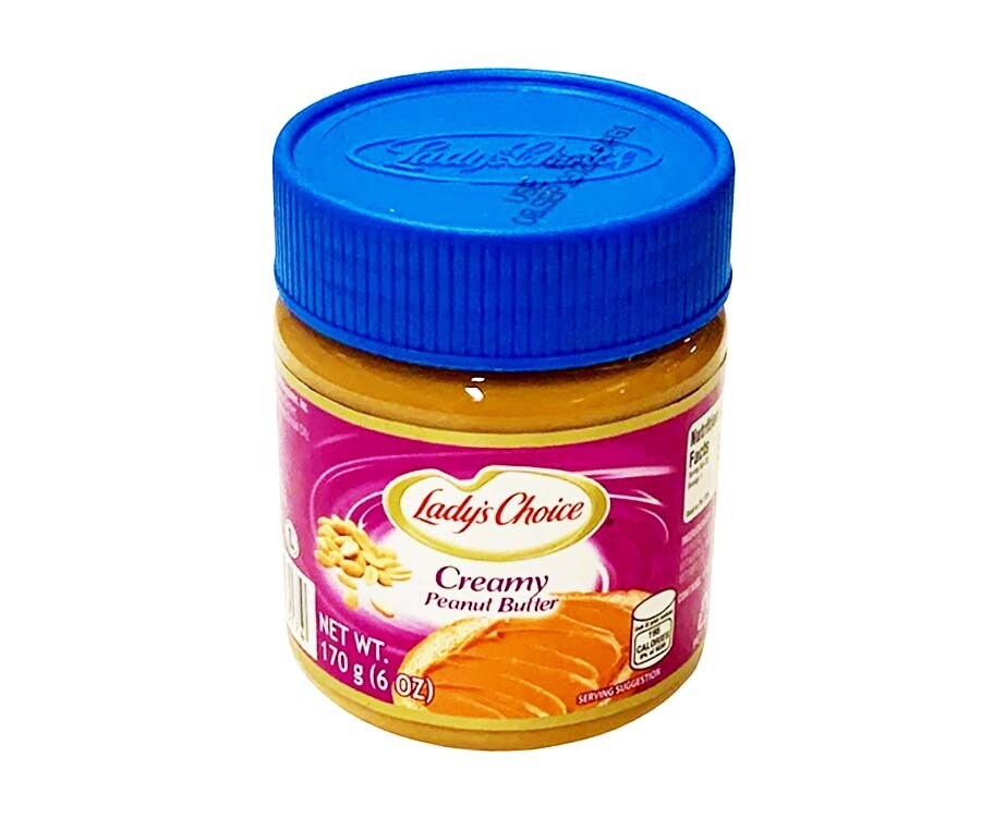 Lady&#39;s Choice Creamy Peanut Butter 6oz (170g)
