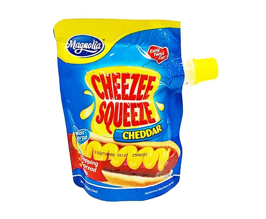 Magnolia Cheezee Squeeze Cheddar Easy Twist Cap 120g