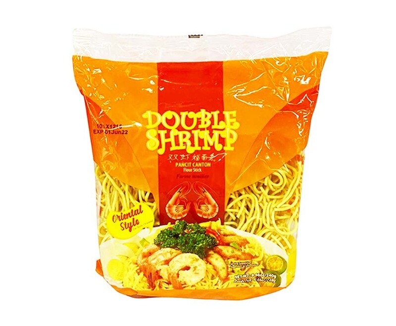 Double Shrimp Pancit Canton Flour Stick Oriental Style 8.46oz (240g)