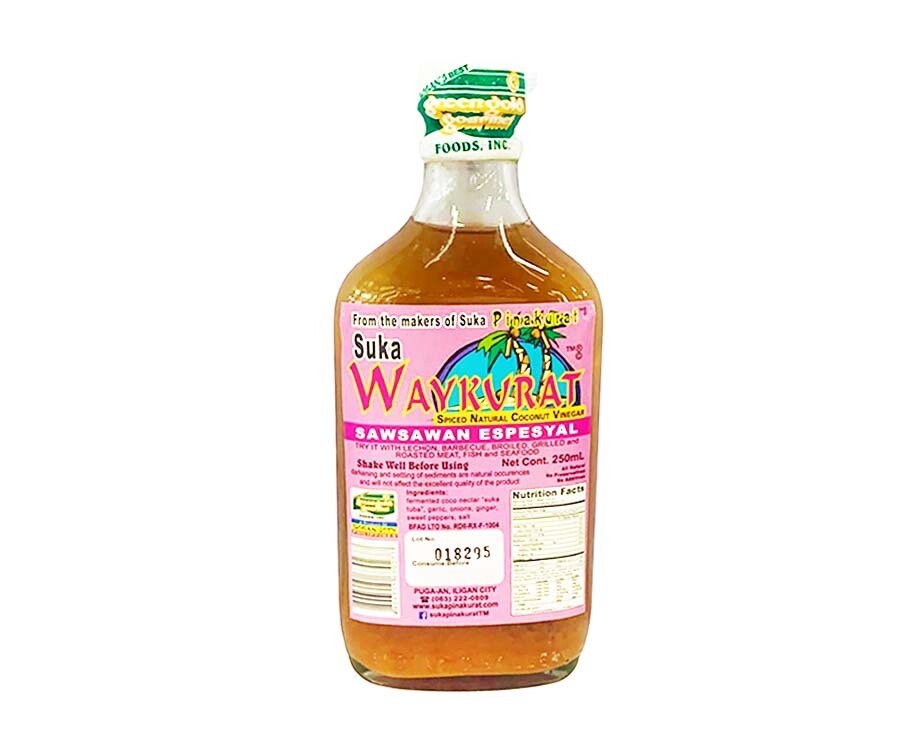 Suka Waykurat Spiced Natural Coconut Vinegar 250mL