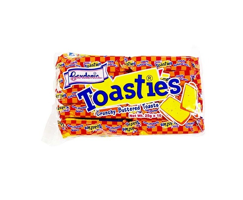Gardenia Toasties Crunchy Buttered Toasts (10 Packs x 25g)