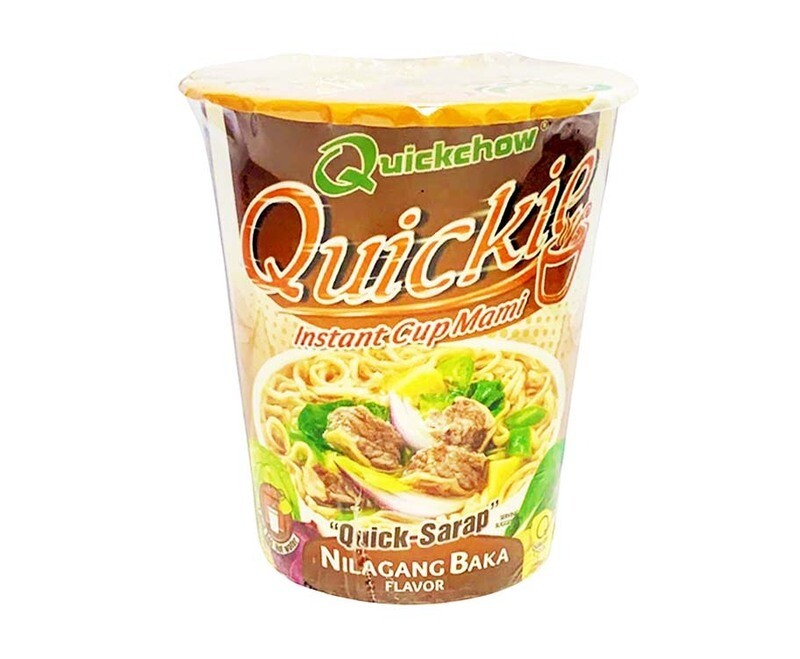 Quickchow Quickie Instant Cup Mami Nilagang Baka Flavor 50g
