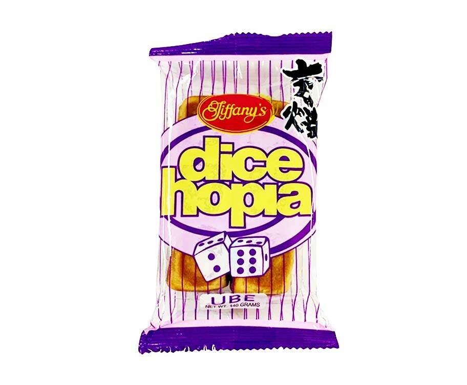 Tiffany&#39;s Dice Hopia Ube 140g