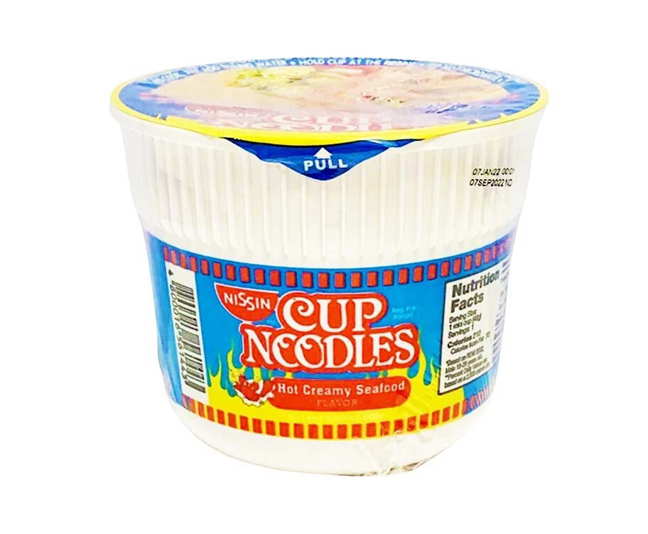 Nissin Cup Noodles Hot Creamy Seafood Flavor 40g