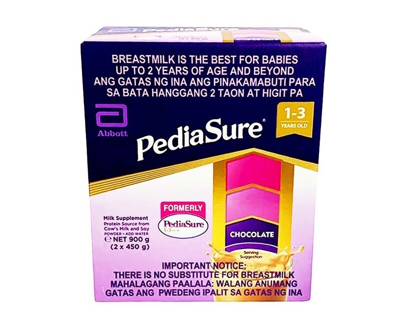 Abbott PediaSure Chocolate 1-3 Years Old (2 Packs x 450g) 900g