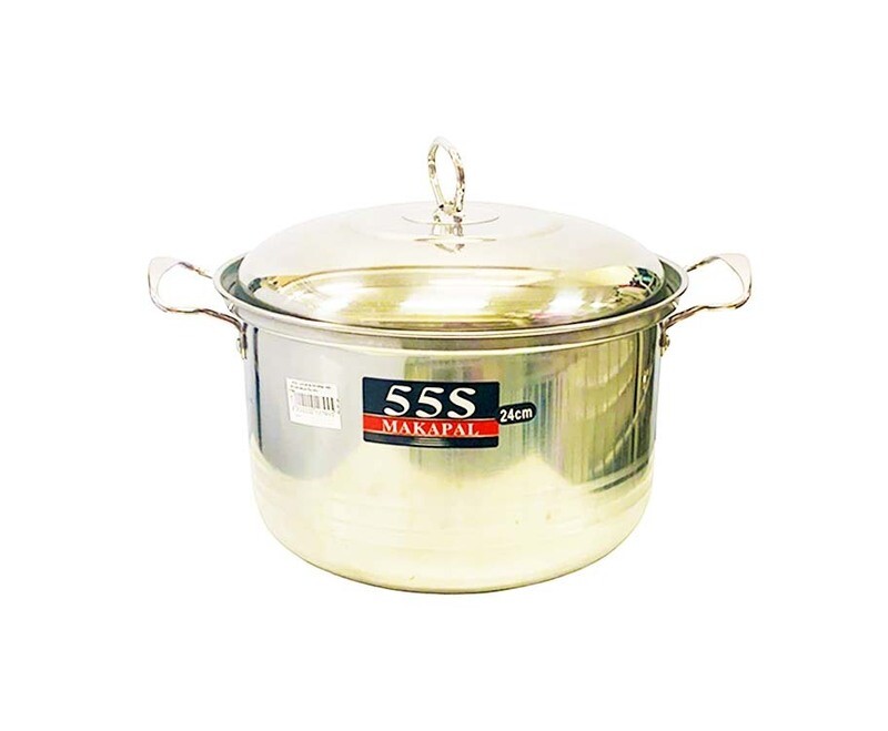 55S Makapal 24cm S/S Stock Pot #24 #800