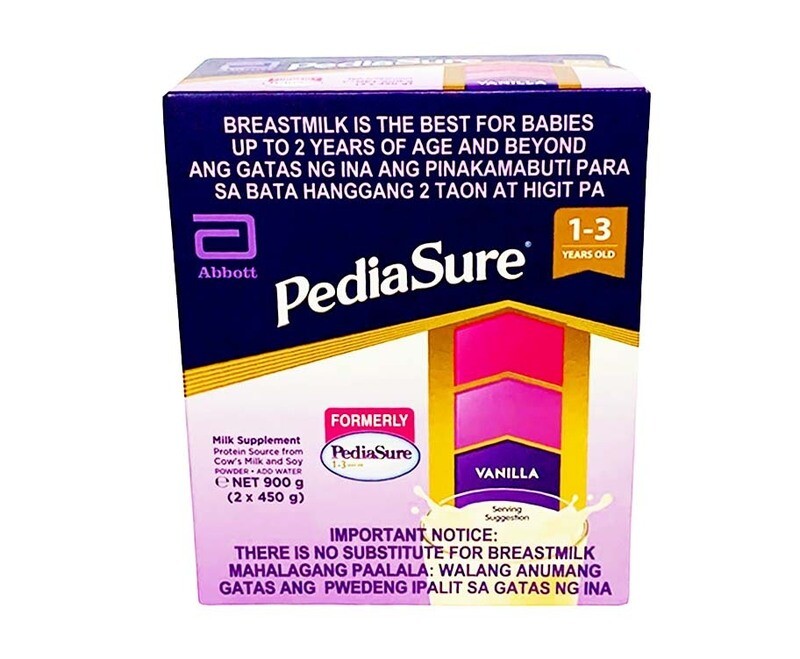 Abbott PediaSure Vanilla 1-3 Years Old (2 Packs x 450g) 900g