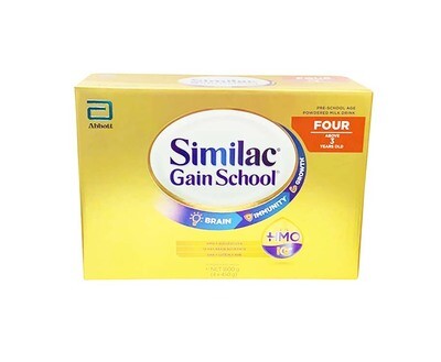 Abbott Similac Gain School Four Above 3 Years Old (4 Packs x 450g) 1.8kg