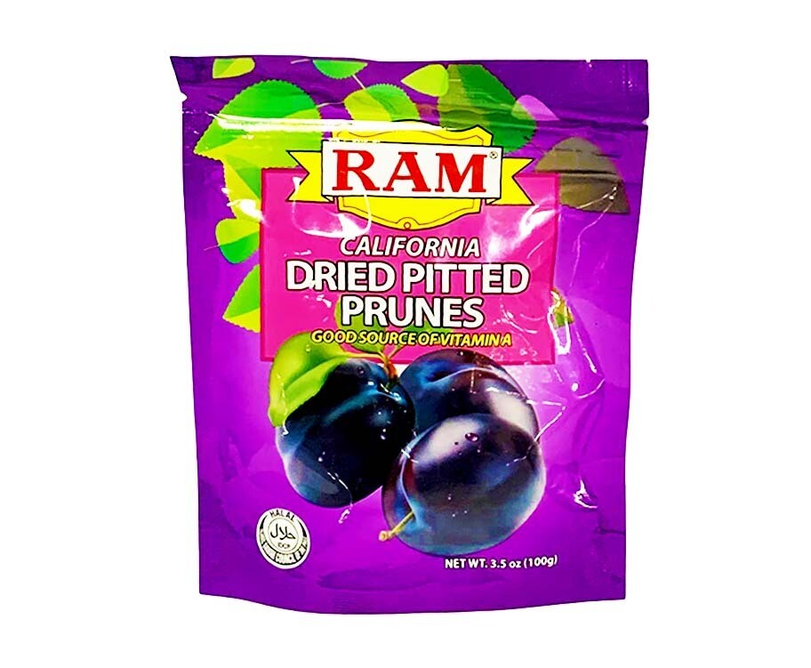 RAM California Dried Pitted Prunes 3.5oz (100g)