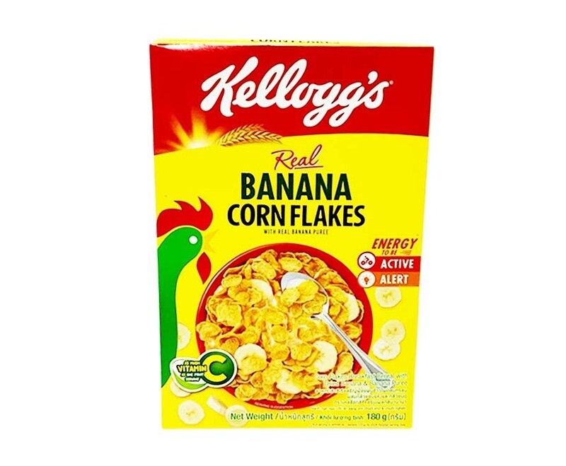 Kellogg&#39;s Banana Corn Flakes 180g