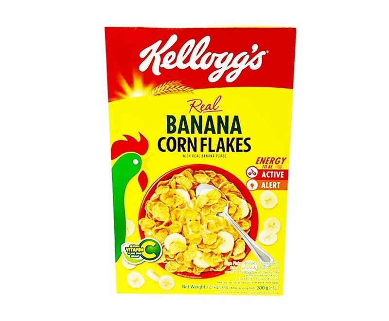 Kellogg&#39;s Real Banana Corn Flakes 300g