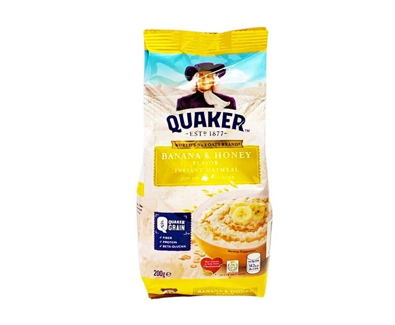 Quaker Banana &amp; Honey Flavor Instant Oatmeal 200g