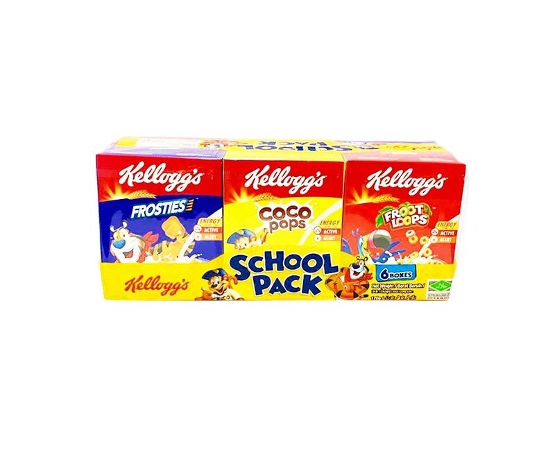 Kellogg&#39;s School Pack Cereal (6 Boxes x 28.33g) 170g