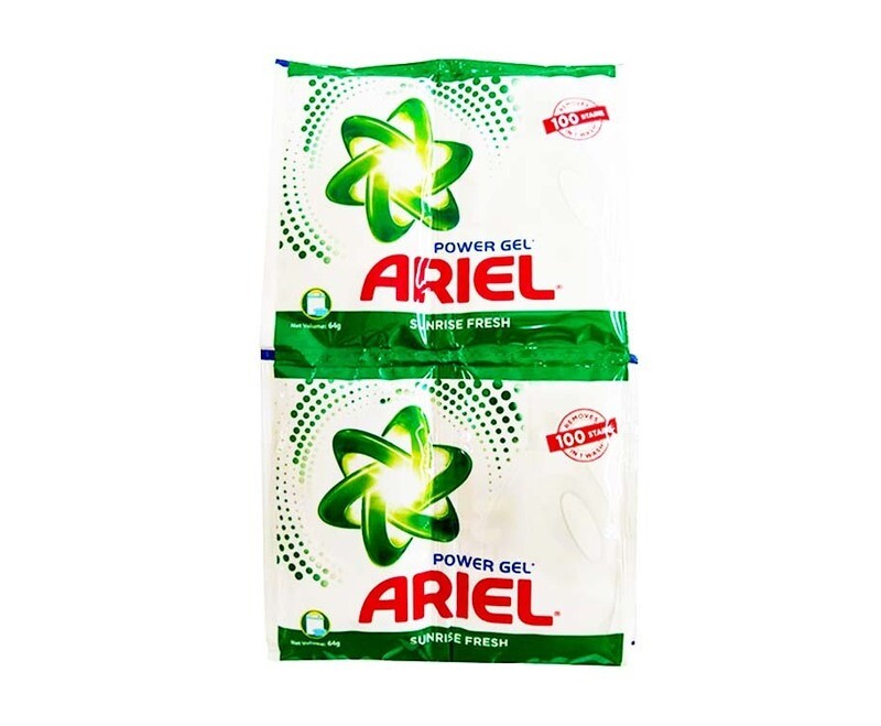 Ariel Power Gel Sunrise Fresh (6 Packs x 64g)